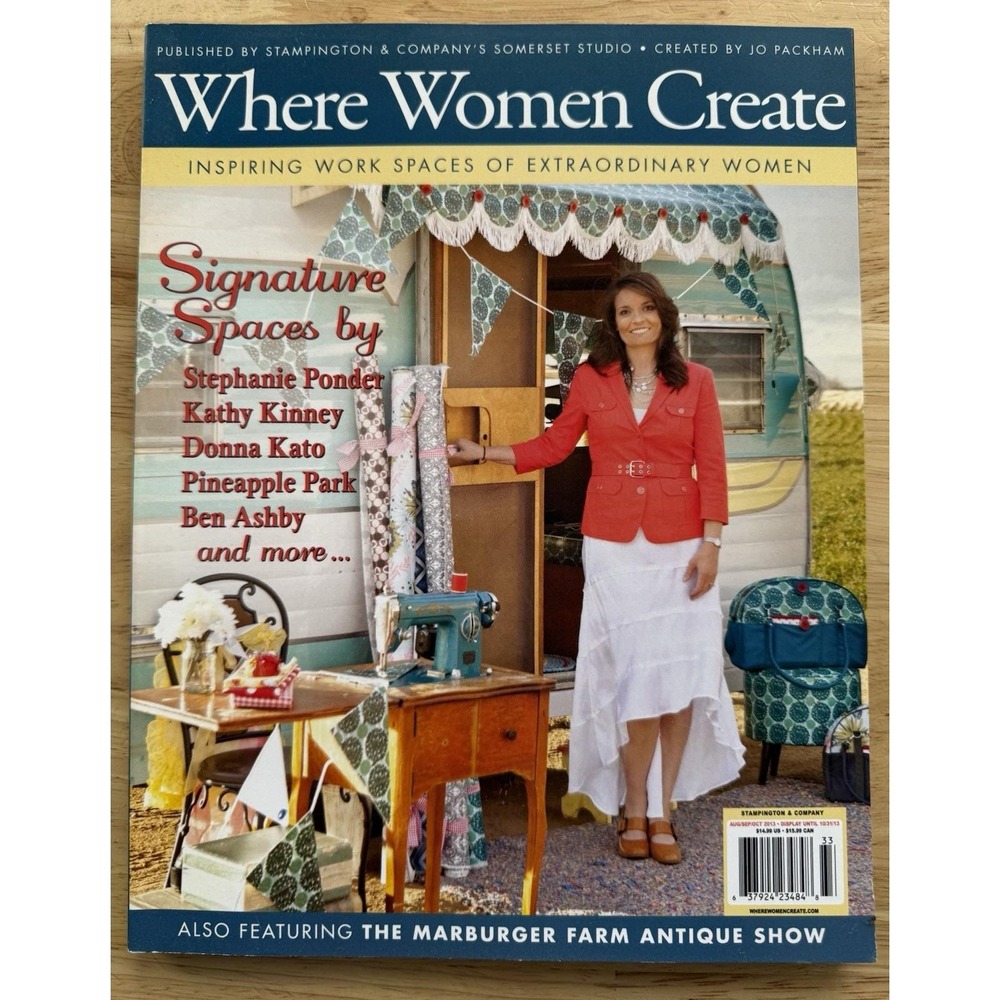 Where Women Create Inspiring Workspaces Of Extraordinary Women Aug/Sept/Oct 2013